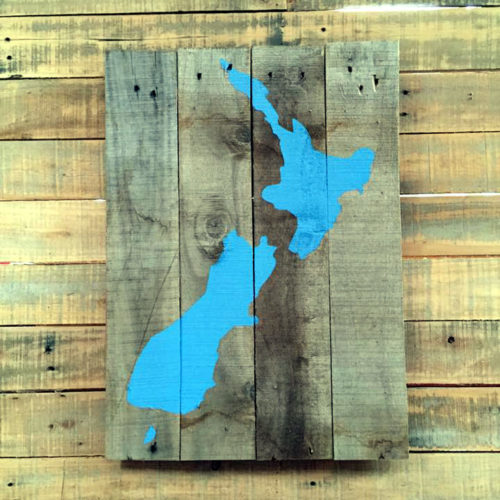 NZ Map Artwork