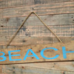 Beach sign