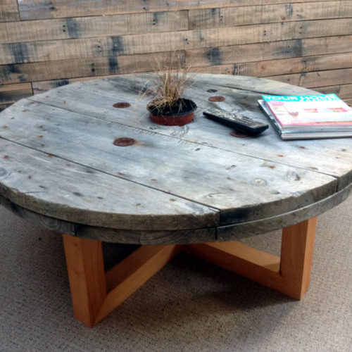 Cable Reel Coffee Table (SOLD)