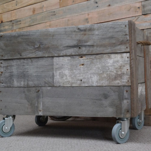 Large Weathered Storage Crate