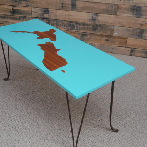 Teal Retro NZ Coffee Table SOLD