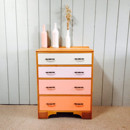 Solid Kauri with Peachy Pastels (SOLD)